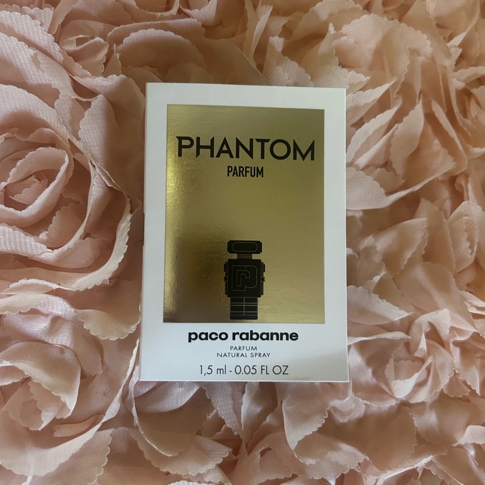 Paco Rabanne Phantom Parfum with Gold and White Packaging